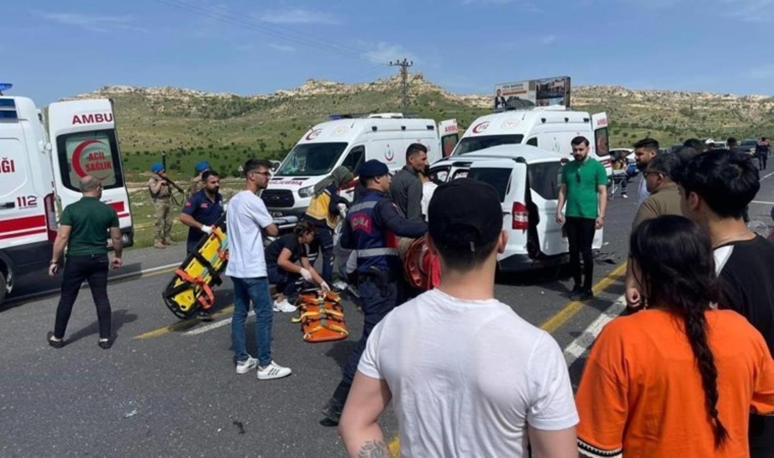 Mardin’de trafik kazası: 10’dan fazla yaralı!