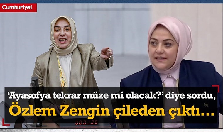 Meclis’te tansiyon: Ün ‘Ayasofya tekrar müze mi olacak?’ diye sordu, Hasret Varlıklı zahmetten çıktı
