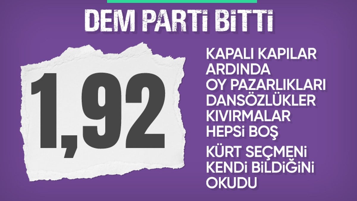 Meral Danış Beştaş’tan seçim sonrası ilk açıklama