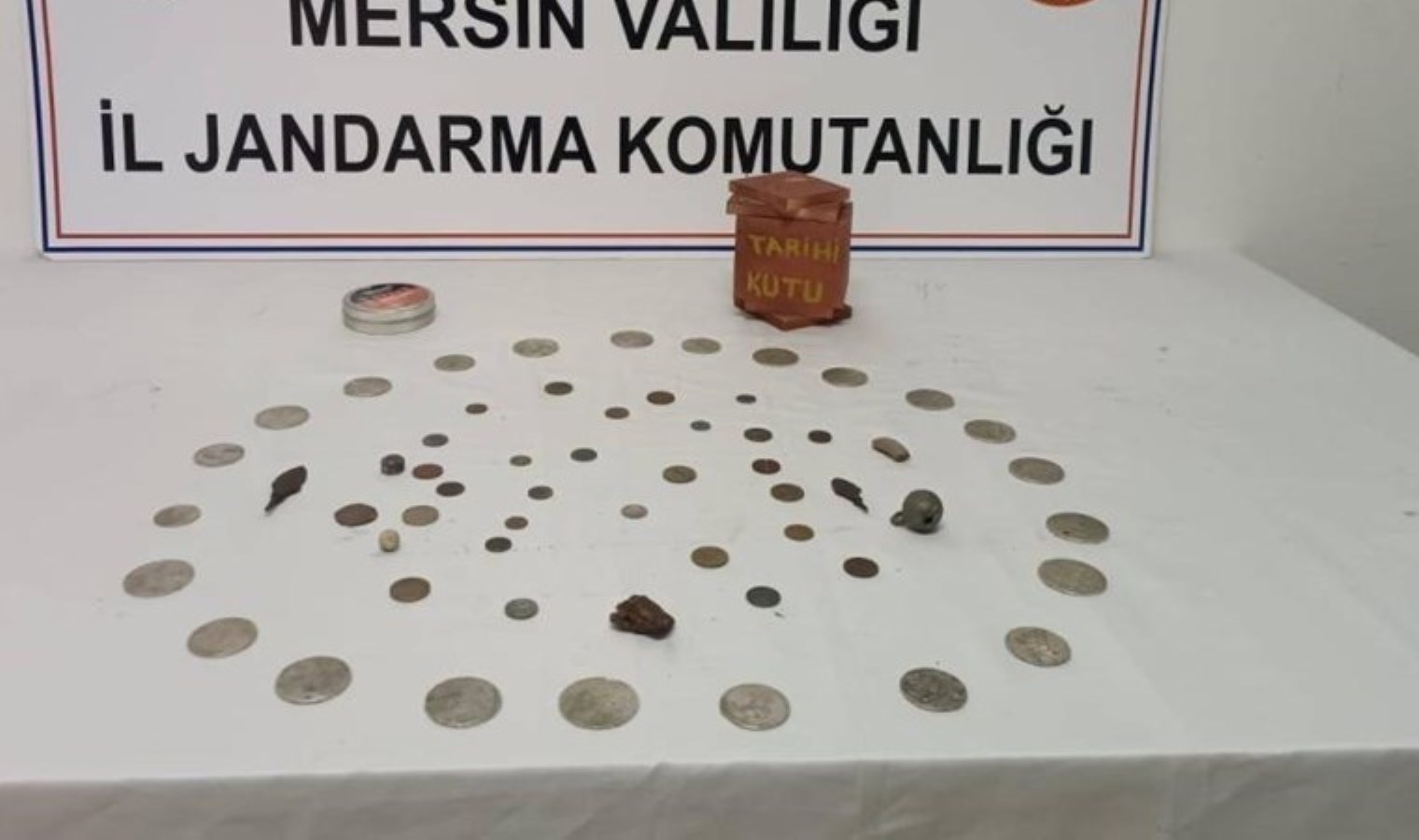 Mersin’de tarihi eser operasyonu: 2 kişi yakalandı!
