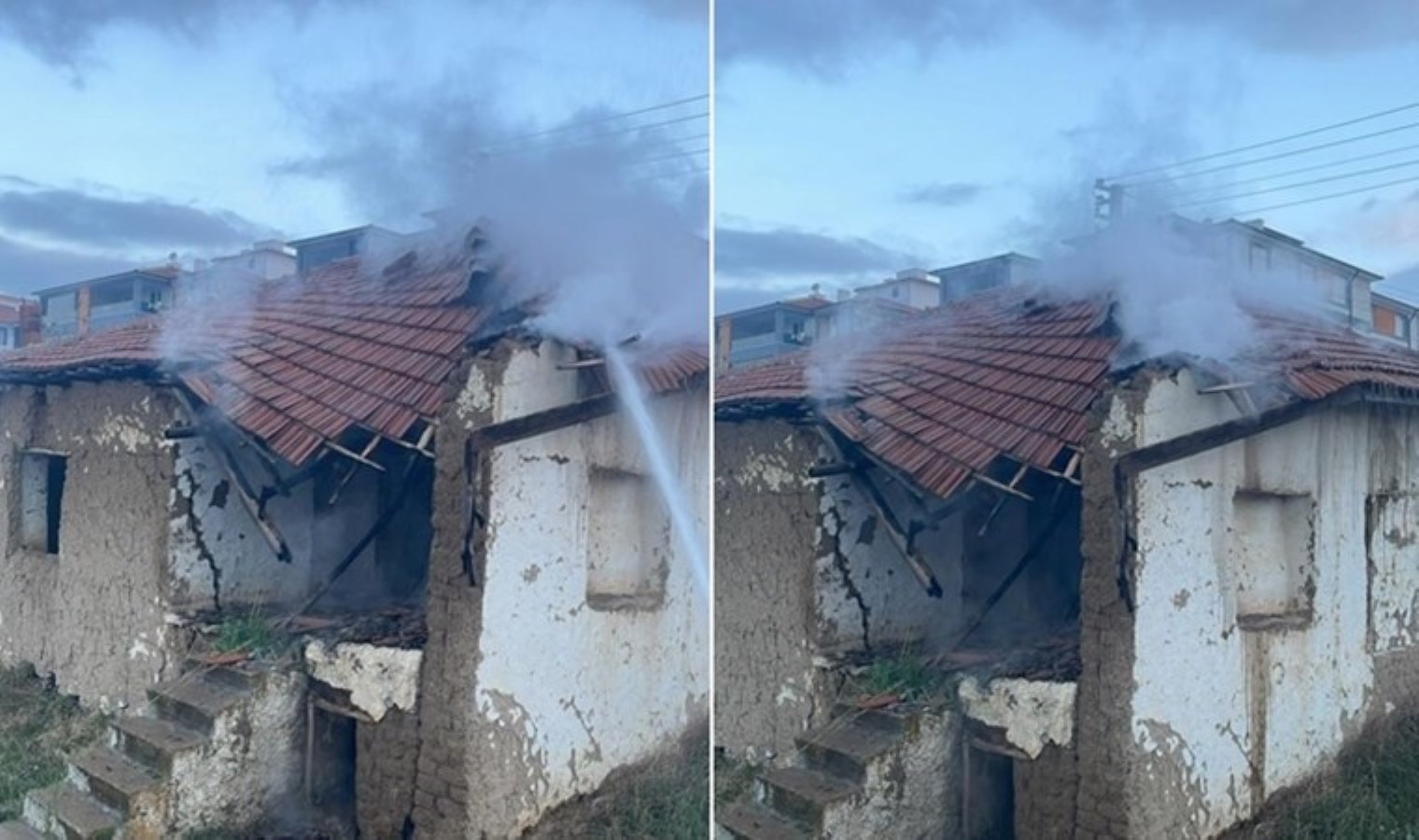 Metruk meskende korkutan yangın!