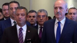 Özgür Özel ve Numan Kurtulmuş bir ortaya geldi: Anayasa için Meclis’te birinci temas