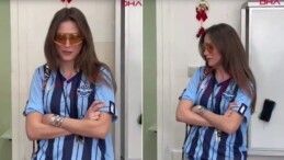 Serenay Sarıkaya, oy kullanmaya Adana Demirspor formasıyla gitti