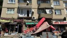 Son dakika… İstanbul’da 5 katlı binanın birinci katındaki balkon çöktü!