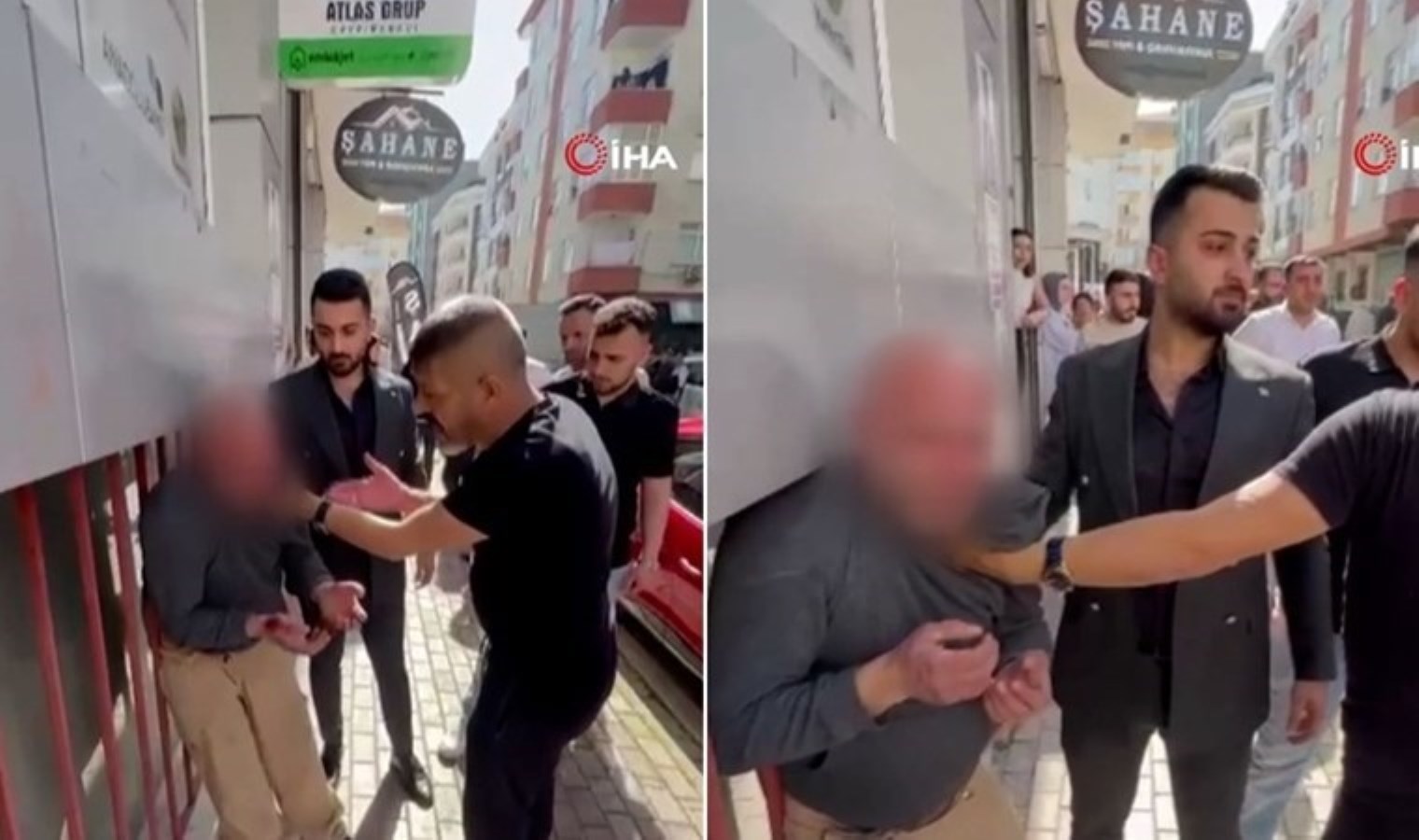 Yaşlı bayana taciz argümanı sonrası ortalık karıştı… Şüpheliye meydan dayağı!