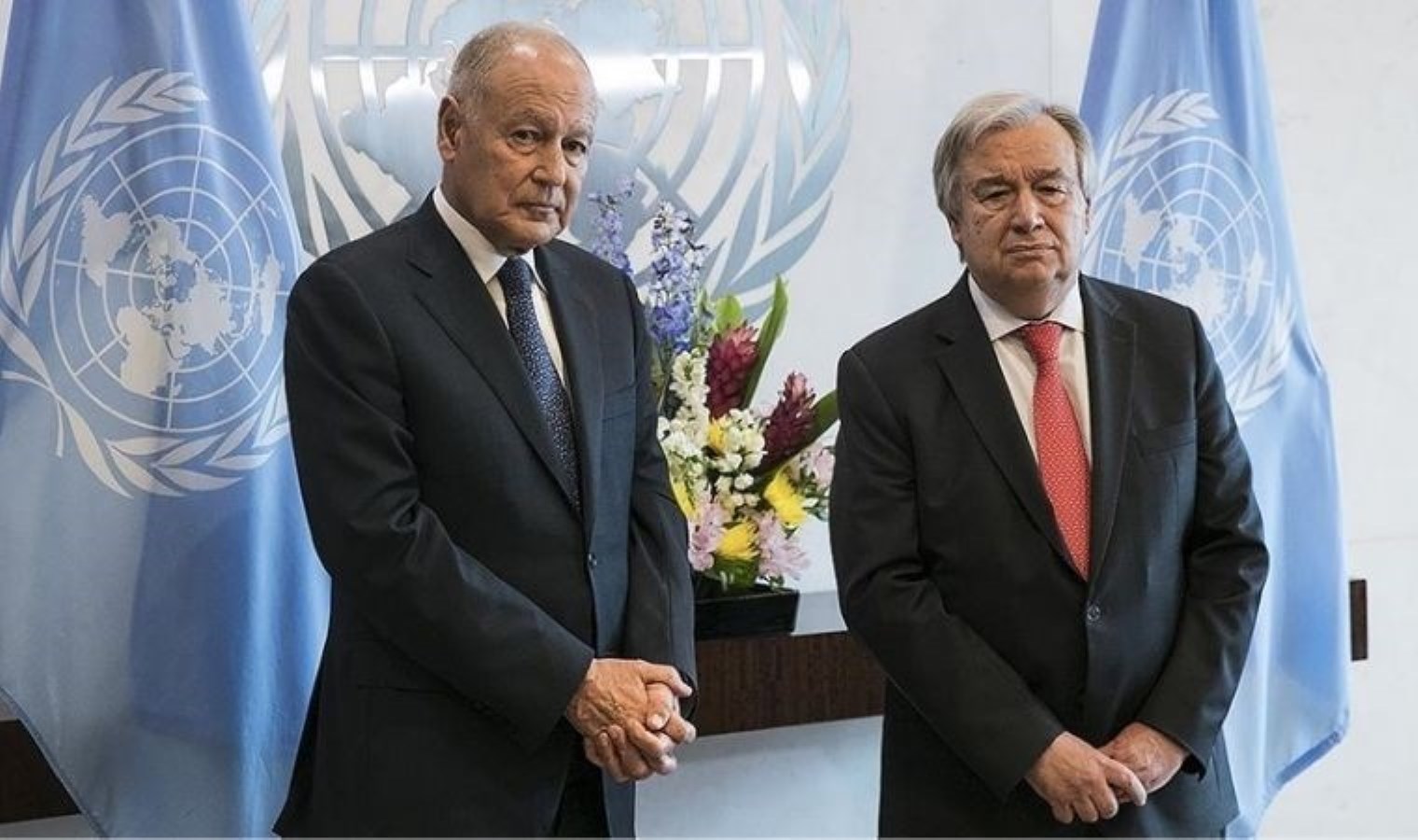 Arap Birliği Genel Sekreteri, Manama’da Guterres ile “Gazze’yi” görüştü
