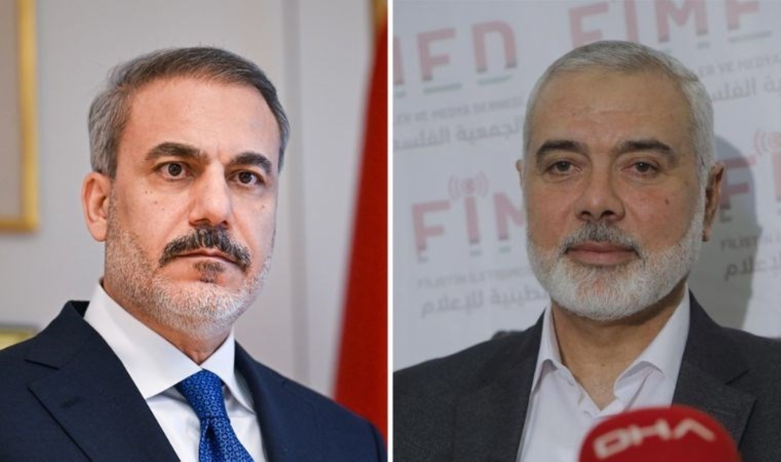 Bakan Fidan, Hamas Siyasi Ofis Şefi Haniye ile telefonda görüştü