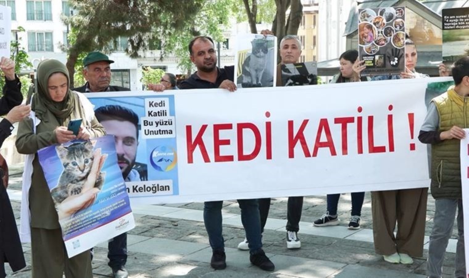 Beyazıt Meydanı’nda kedi vefatlarına protesto