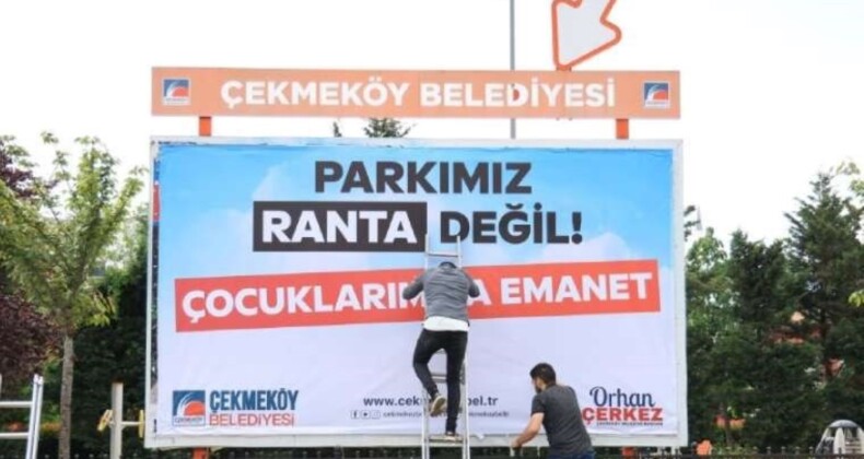 Çekmeköy Belediyesi idaresi değişince çocuk parkı akaryakıt istasyonu olmaktan kurtuldu