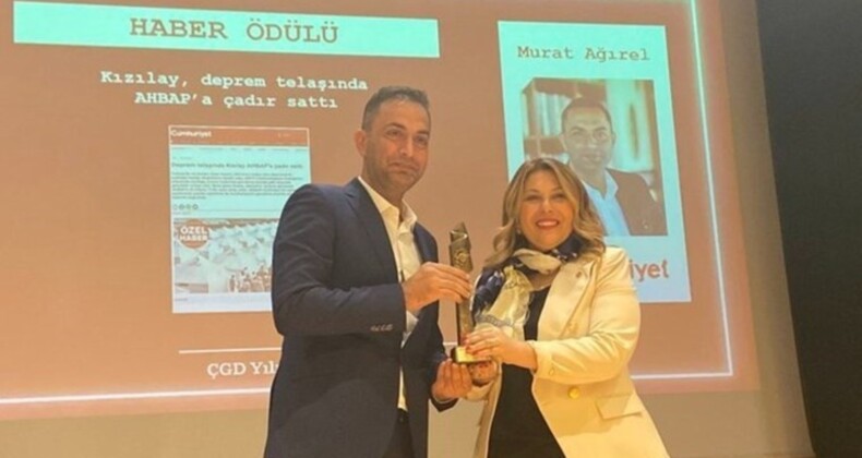 ÇGD “Yılın Başarılı Gazetecileri Ödülü” sahiplerini buldu: Müellifimiz Murat Ağırel de ödül aldı