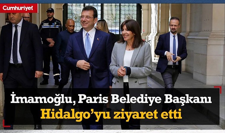 Ekrem İmamoğlu Paris Belediye Başkanı Hidalgo’yu ziyaret etti
