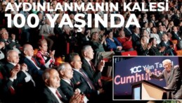 Gazetemizin kuruluş yıldönümü aktiflikleri Cemal Reşit Rey konser salonunda yapıldı: 100. yıl coşkusu