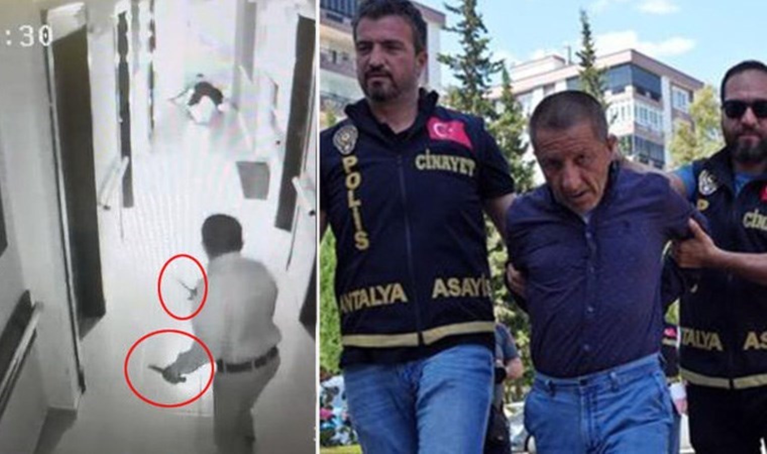 Huzurevindeki ikili cinayette atak anının imajları ortaya çıktı: İki elde iki bıçak!