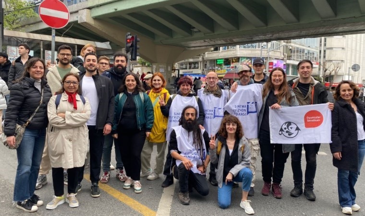 Kültür sanat işçileri alanlardaydı