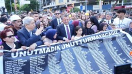 Soma’daki maden faciasının 10’uncu yılında 301 madenci için anma yürüyüşü yapıldı