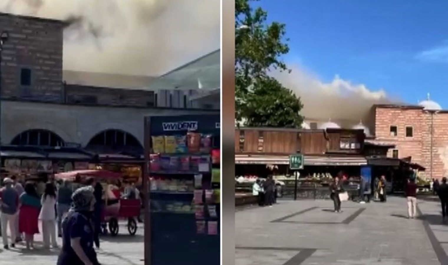 Son Dakika… Tarihi Mısır Çarşısı’nda yangın! Takımlar müdahale ediyor