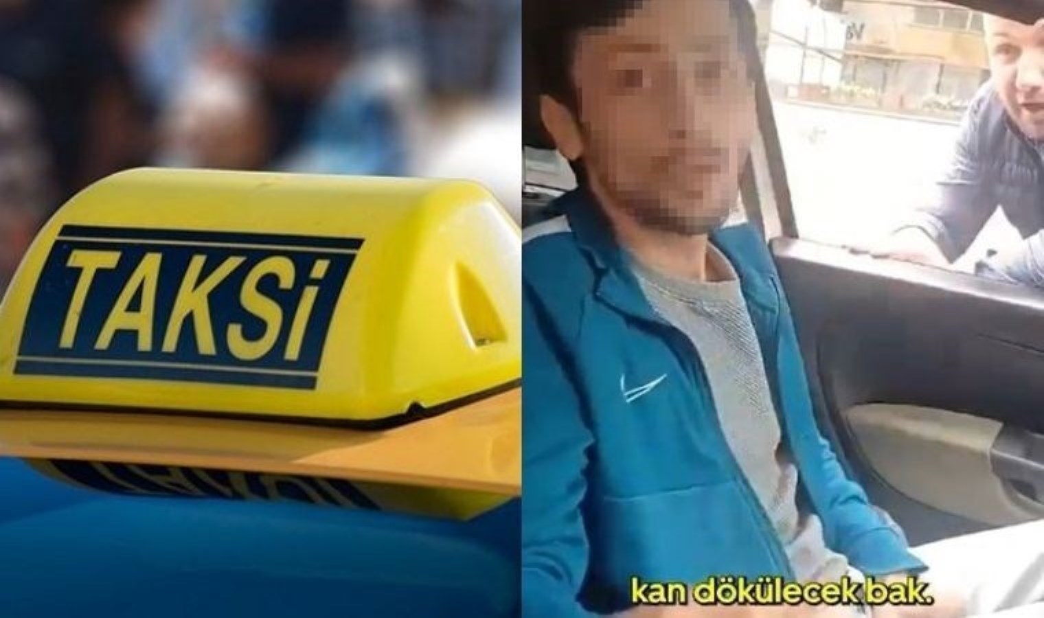 Taksicilerden Martı TAG sürücüsüne ‘kanlı’ tehdit