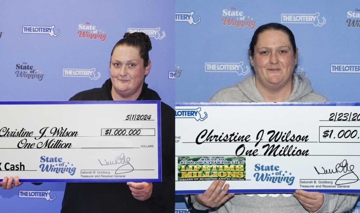 Tüm ülke şanslı bayanı konuşuyor: 10 hafta içinde iki defa piyango kazandı!