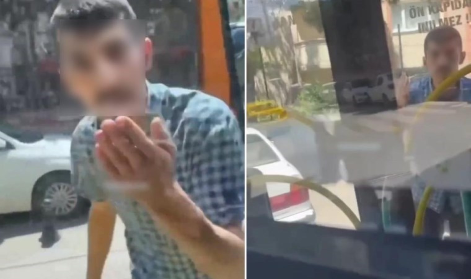 Üsküdar’da bayan İETT sürücüsüne saldıran taksici yakalandı