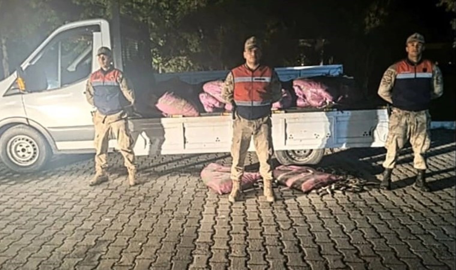 Van’da jandarmadan ‘kaçak inci kefali’ operasyonu