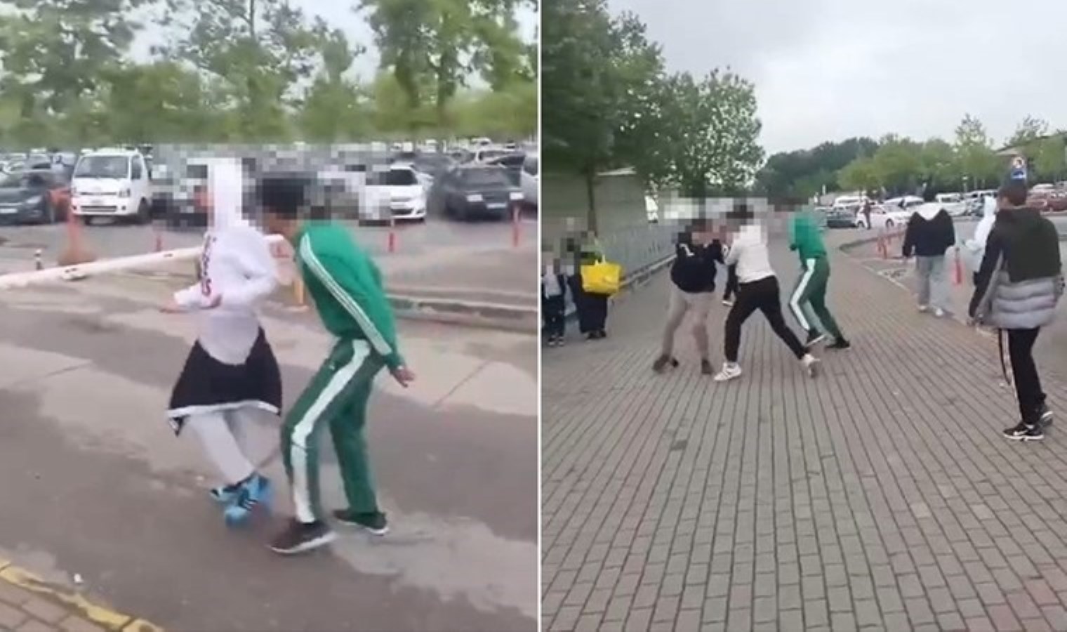 Yolda yürüyenleri sebepsiz yere korkutup saldırmışlardı, tutuklandılar