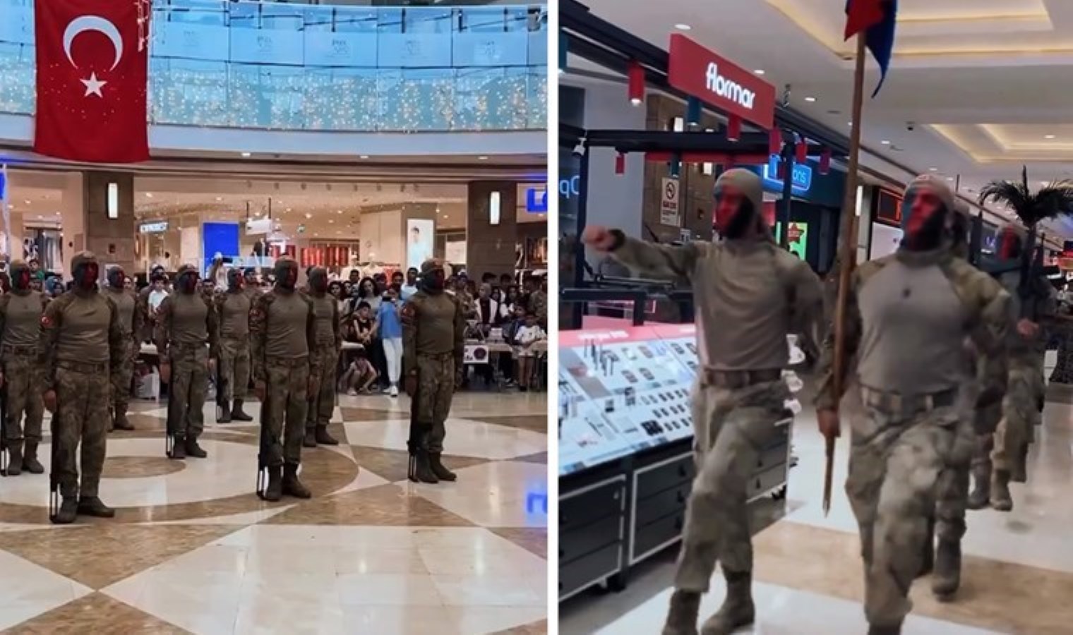 Burası kışla değil… Jandarma Teşkilatı’nın 185. kuruluşu AVM’de kutlandı, görüntülere tepki yağdı!