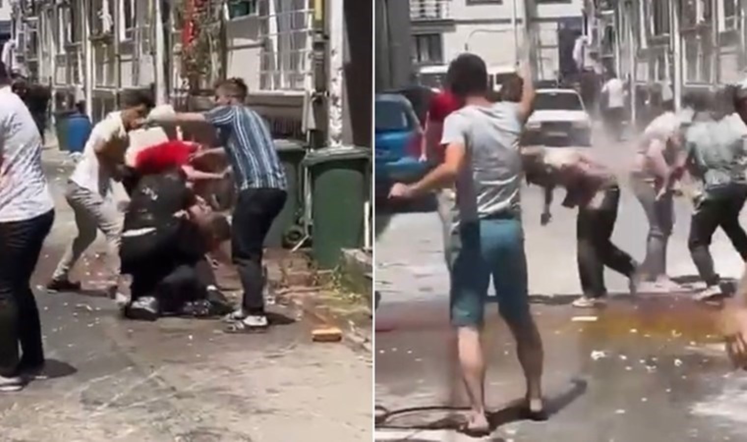 Damada çeyiz alma töreninde ‘boyalı’ işkence!