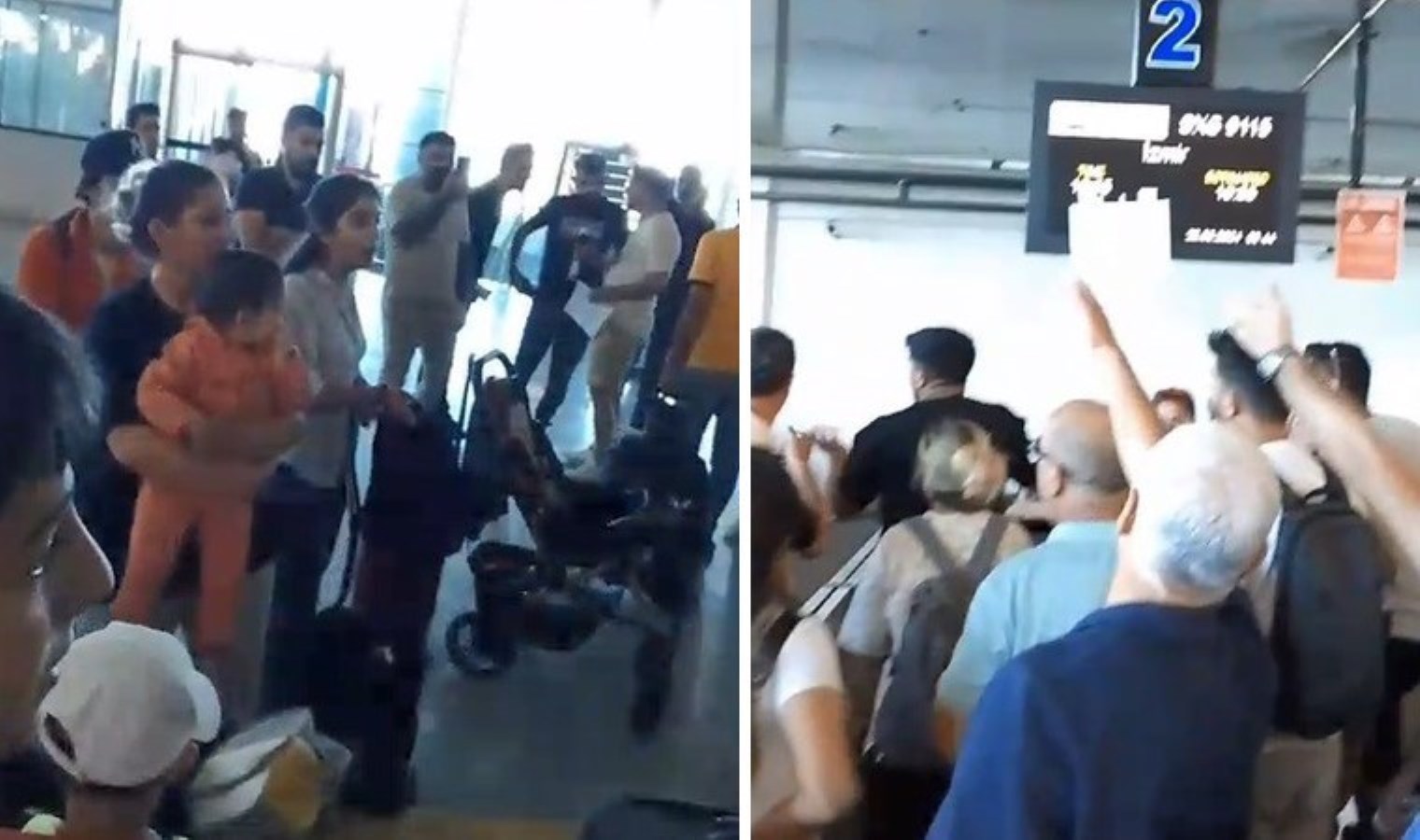 Kars’ta uçak seferi iptal edildi, yolcular isyan etti