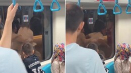 Marmaray’da kavga: Hakaretler havada uçuştu!