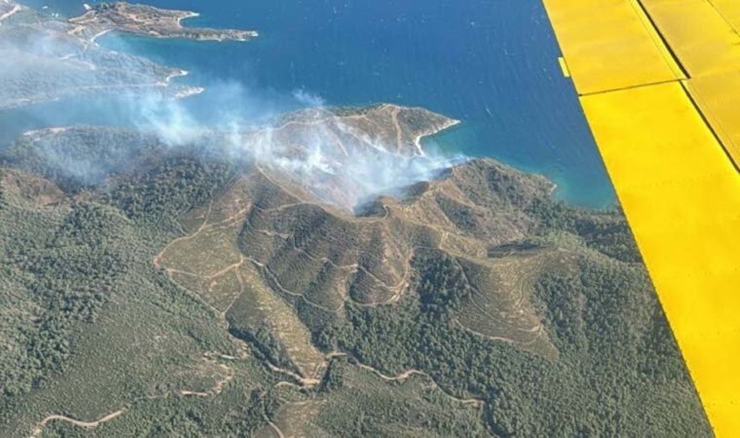 Marmaris’te orman yangını