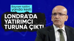 Mehmet Şimşek, yatırımcı toplantılarına katılmak için Londra’ya gitti