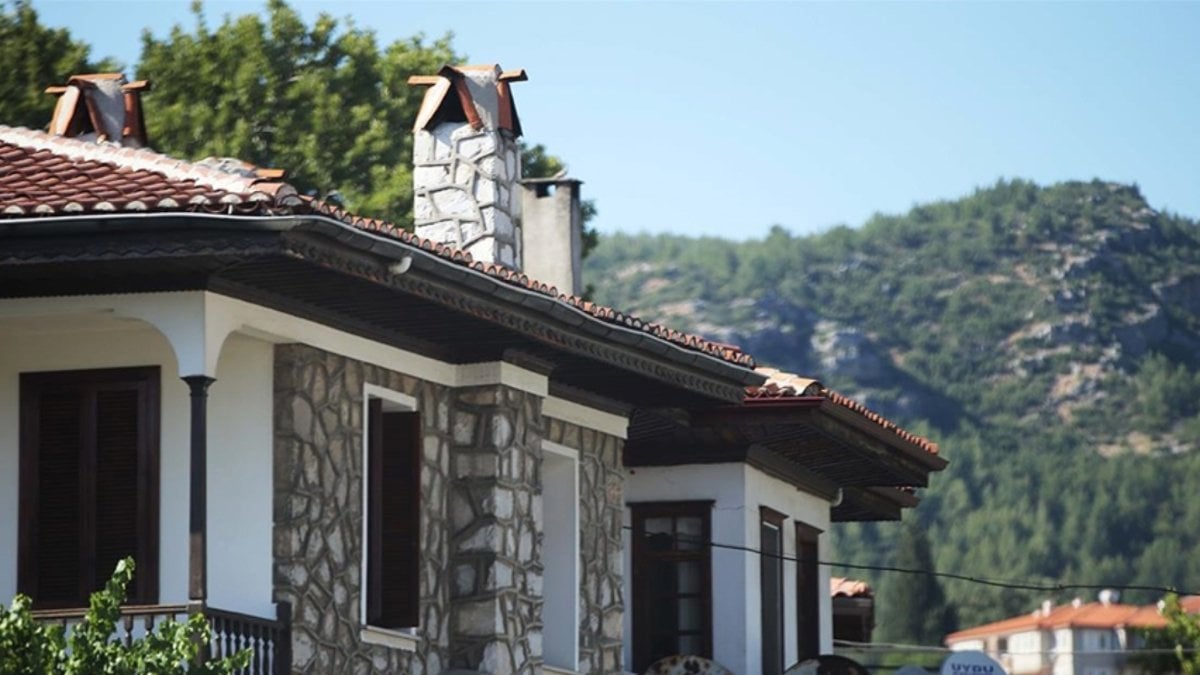 ‘Muğla bacalı’ evler turist çekiyor
