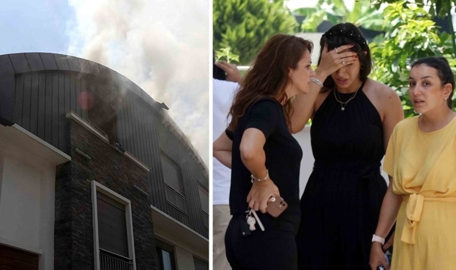 Sauna odasında yangın paniği: Villa zarar gördü