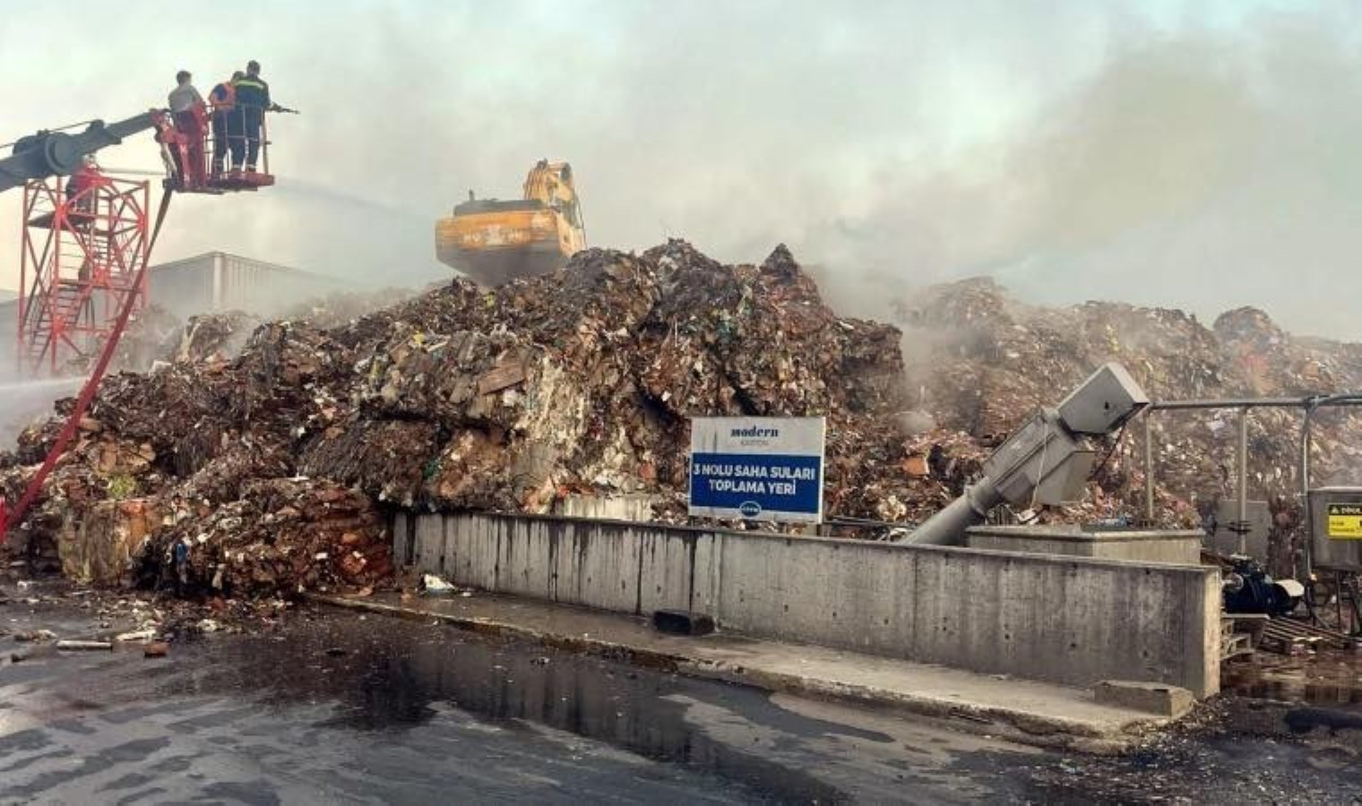 Tekirdağ’da fabrikada yangın