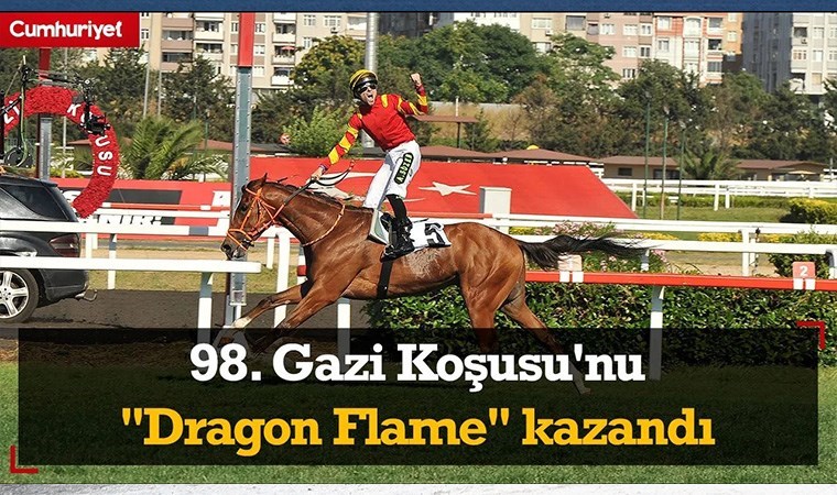 98. Gazi Koşusu’nu Akın Sözen’in jokeyliğini yaptığı “Dragon Flame” kazandı