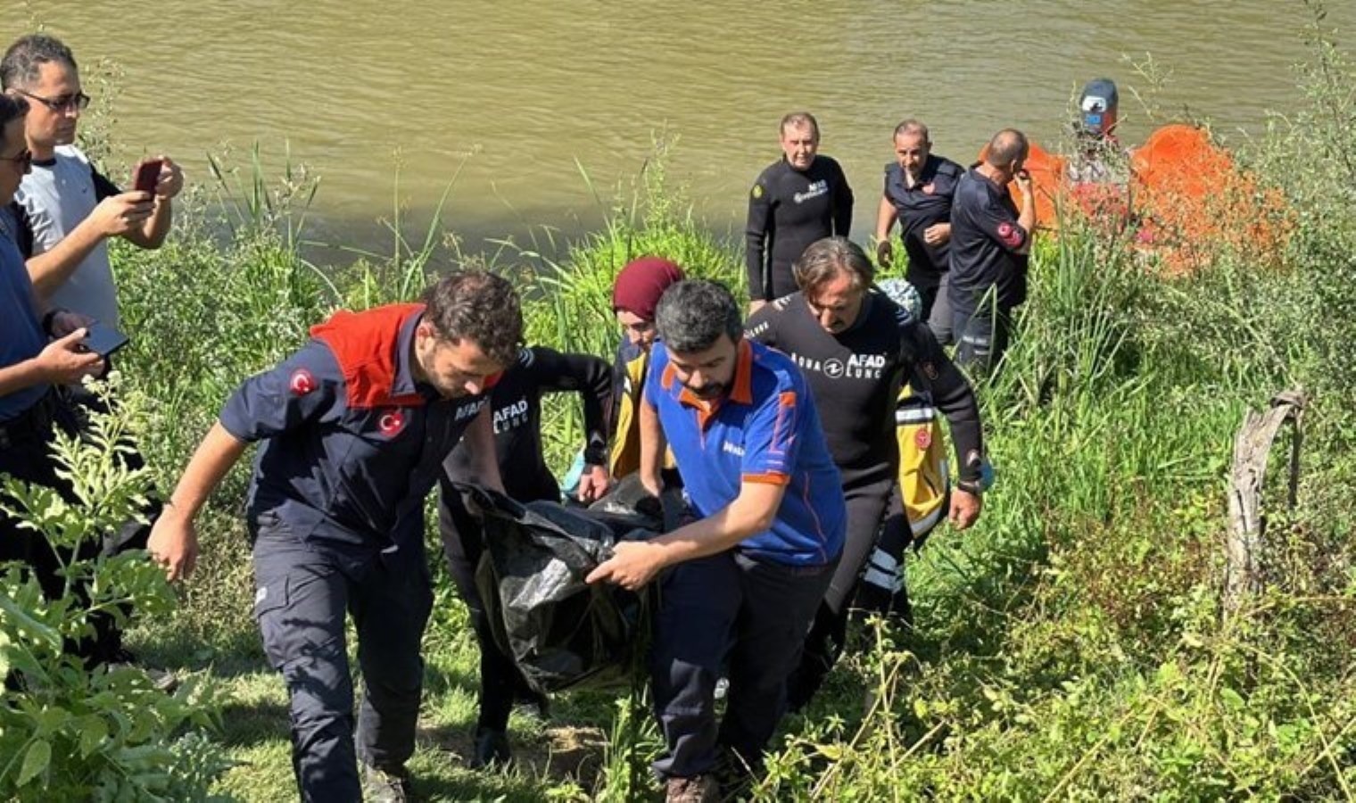 Akıntıya kapıldı: Cesedi 3 kilometre ötede bulundu