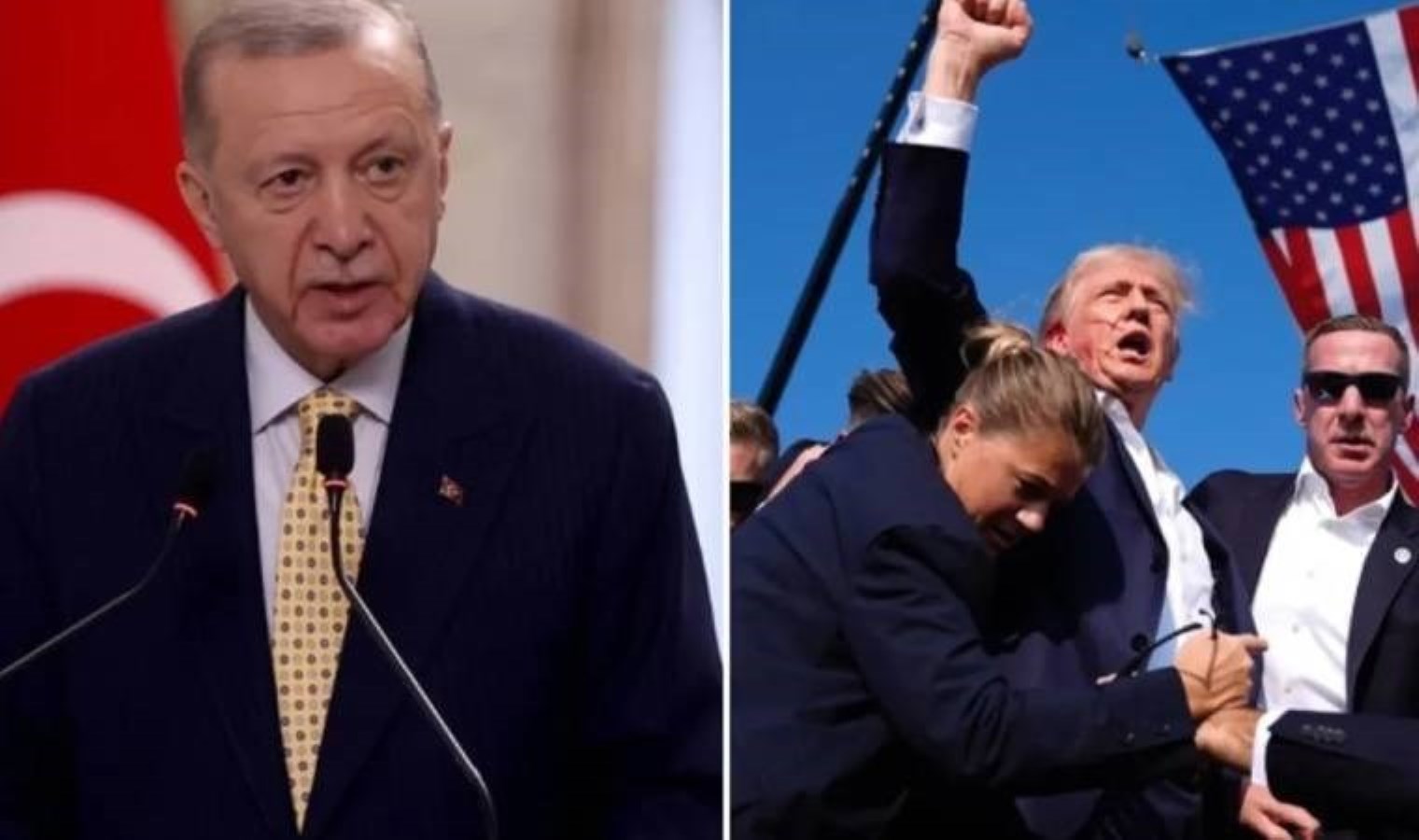 AKP’li Cumhurbaşkanı Erdoğan, suikast girişimine uğrayan Trump’la telefonda görüştü
