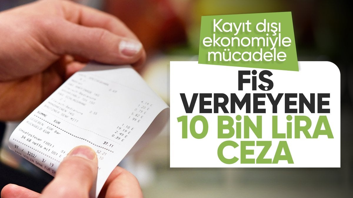 Alışverişlerde fiş veya fatura vermeyen ceza ödeyecek
