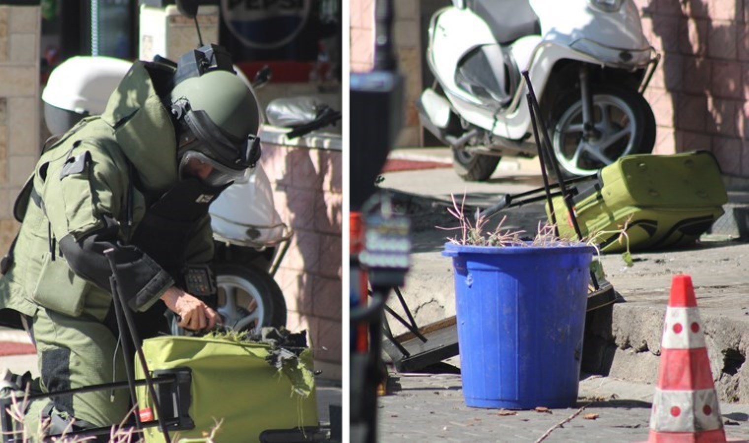 Balkondaki kadına polisten ‘şüpheli valiz’ uyarısı