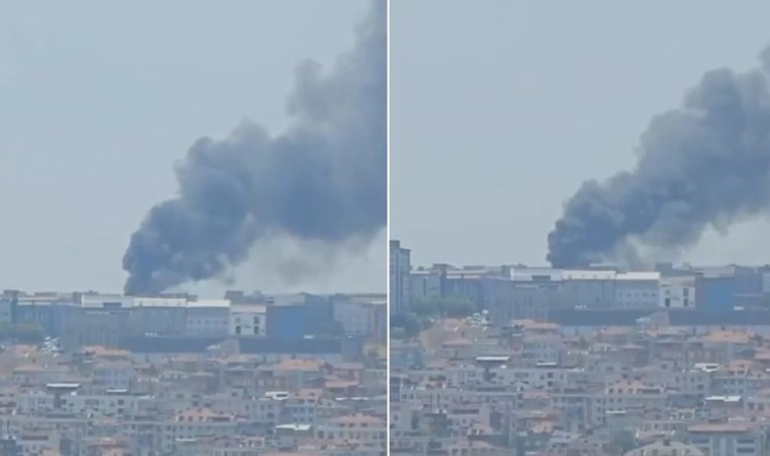 Beylikdüzü’nde fabrika yangını!