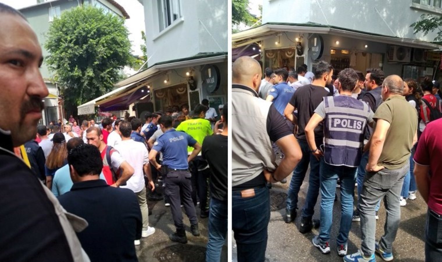 Büyükada’da iki grup birbirine girdi: Tekme ve sopalar havada uçuştu!