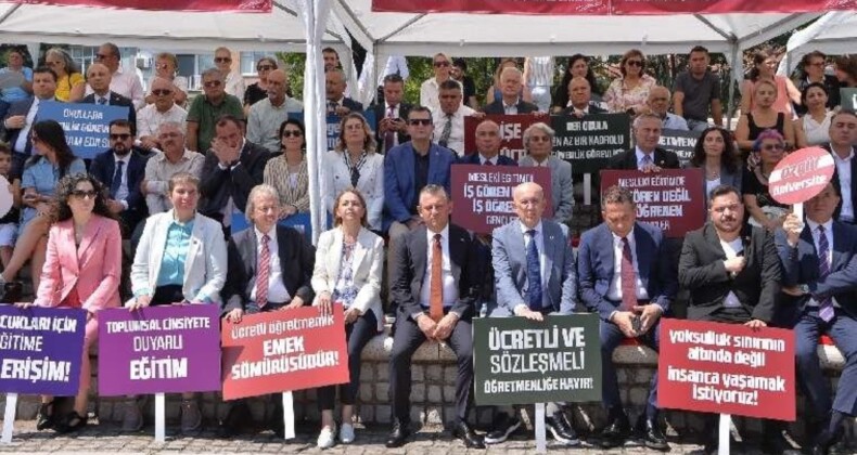 CHP, laik eğitimi hedef alarak hazırlanan Maarif Modeli’ne karşı 24 saatlik Eğitim Maratonu başlattı: