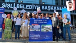 Dev rezidans projesine karşı yurttaşlardan eylem: ‘Şişli’yi betona boğmayın!’