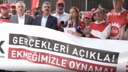 DİSK’ten TÜİK önünde açıklama…DİSK Başkanı Çerkezoğlu: Asgari ücret ve tüm ücretler TÜİK’in bu baskılanmış rakamlarıyla bile önemli ölçüde erimiştir