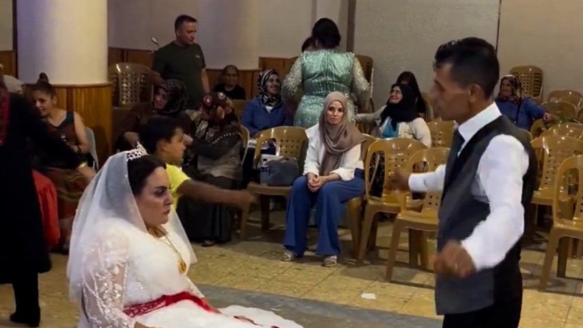 Gelin ve damadın mutsuzluğu düğünü gölgede bıraktı