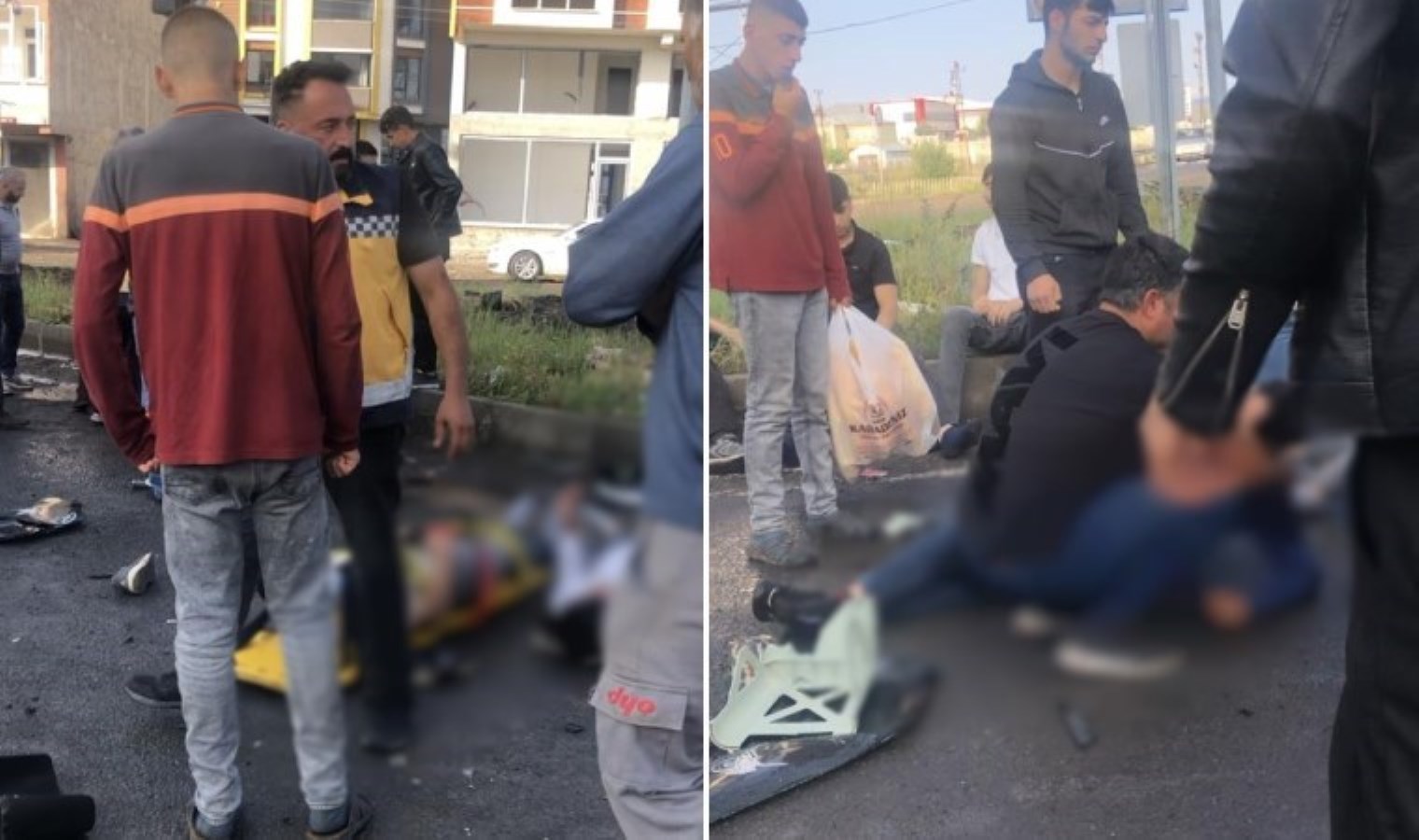 Kars’ta can pazarı… Yolcular camdan fırladı: Yaralılar var!