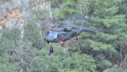 Kaz Dağları’nda mahsur kalan 10 kişi kurtarıldı