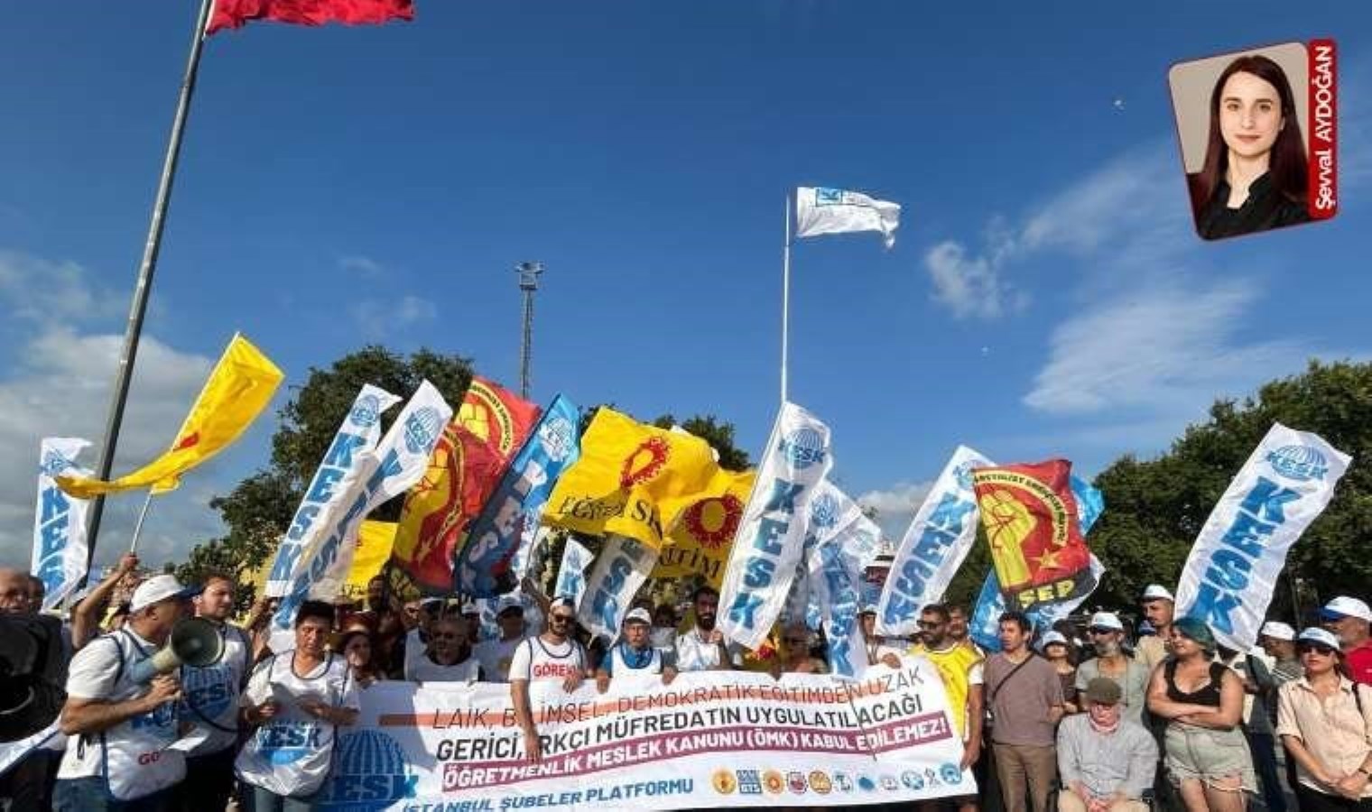 KESK’ten Öğretmenlik Meslek Kanunu protestosu