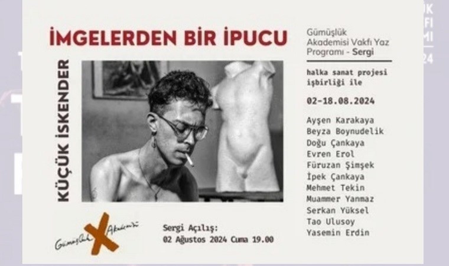 Küçük İskender’e Adanmış Bir Sergi: ‘İmgelerden Bir İpucu’