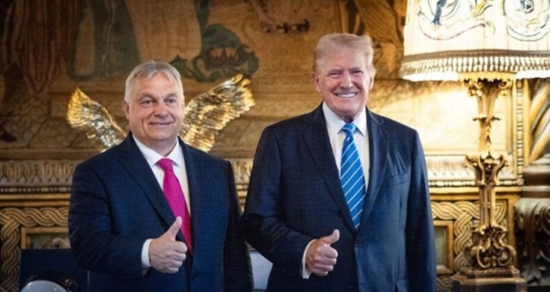 Macaristan Başbakanı Orban ile Trump buluştu